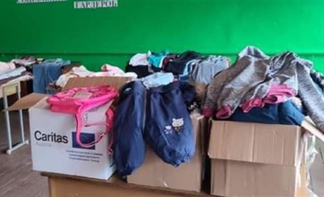 Торецький "соціальний гардероб" отримав дитячі речі: деталі