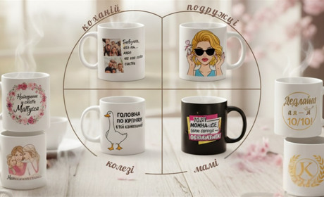 5 причин, чому горнятко з індивідуальним принтом - ідеальний подарунок до 8 березня