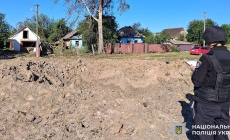 Поліція документує наслідки ворожої атаки у Ніжинському районі