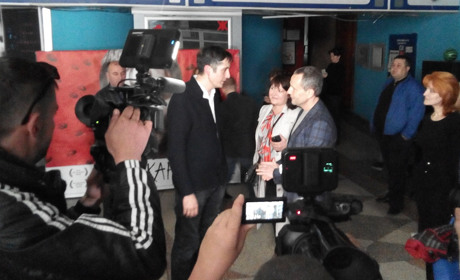 Що Роман Бондарчук розповів у Новій Каховці про фільм «Вулкан»