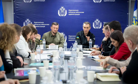 На Херсонщині побував міністр охорони здоровʼя Віктор Ляшко