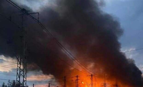 Уламками дрону вночі було пошкоджено енергоб'єкт на Одещині, частина регіону залишається без світла