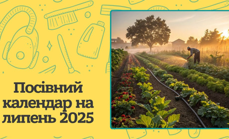 Місячний посівний календар на липень 2025. Що сіяти і садити всередині літа