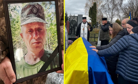 "Побачив онуків лише по відеозв’язку": у Переяславі попрощалися із Захисником Михайлом Пасацьким