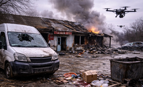 Ворог атакує Перелюб: пошкоджено магазин і транспорт підприємця