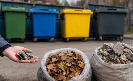 Куди викинути батарейки, листя, будівельне сміття та папір? Перевірте себе у тесті