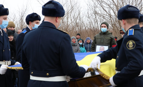 Загиблих нацгвардійців поховали