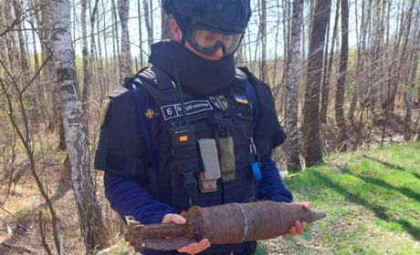 У Майстрові на полі місцеві жителі знайшли артснаряд — його знешкодили сапери ДСНС