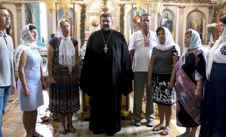 Церковний хор Спасо-Преображенського храму села Балки взяв участь у флешмобі в підтримку лікарів