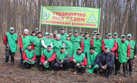 Створюємо ліси разом: на території Іванівської громади лісівники та деревообробники садили дерева