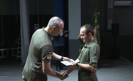 Офіцера-прикордонника із Сарненського району відзначили «Срібним хрестом»
