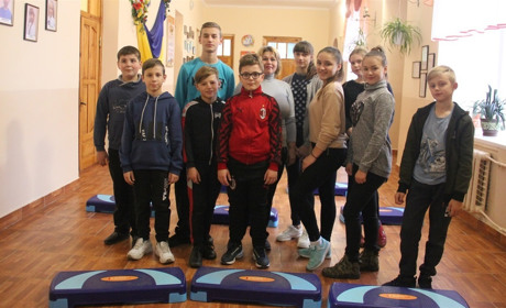 У Черепашинцях на уроках фізкультури впроваджують степ-аеробіку