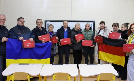 Німецькі благодійники допомогли обладнати в Ізмаїлі черговий компʼютерний клас