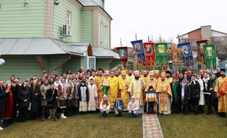 Архієрейське богослужіння з нагоди 20-ліття переходу парафії Витилівки