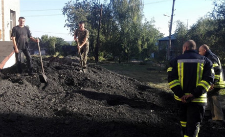 Опять самовоспламенился уголь. Еще один случай в Попаснянском районе
