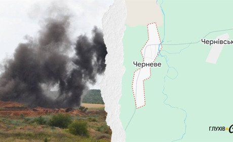 Росіяни вдарили КАБом по селу Черневе Шалигинської громади