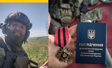 Ніжинець нагороджений почесним нагрудним знаком ЗСУ