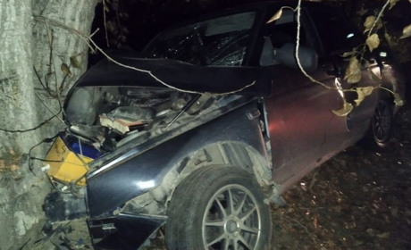 На трасі поблизу Шевченкового автомобіль влетів у деревину, загинув 46-річний чоловік