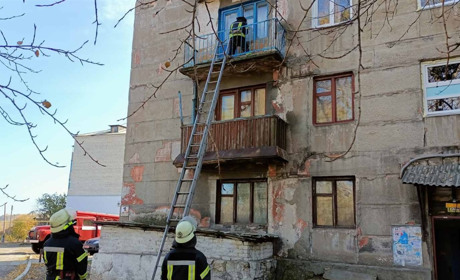 Чтобы спасти пенсионерку из Горского, спасателям пришлось залазить через окно третьего этажа
