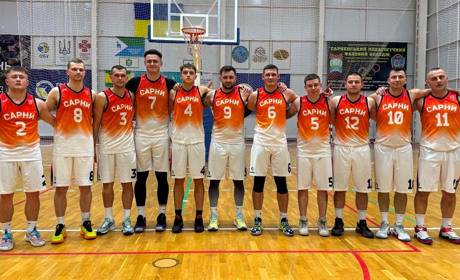 «Покращити срібло і пройти до фіналу чотирьох»: БК «Сарни» впевнено рухаються в аматорській лізі