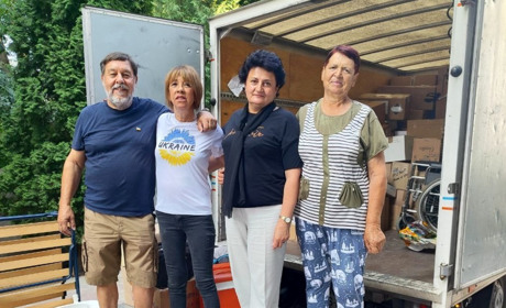 У Городок надійшов 16-й гуманітарний вантаж від земляків із Франції