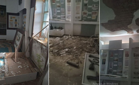 Росіяни зруйнували музей у Козацькому