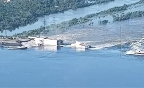 Фейки росіян про катастрофу на Каховській ГЕС