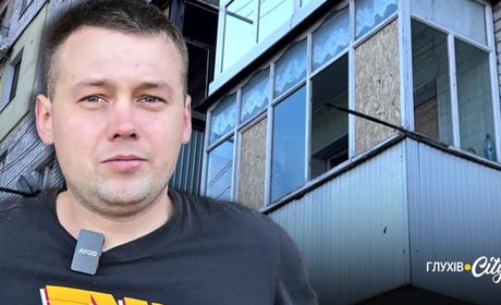 «Усе побито, але живі — і слава Богу»: репортаж з Глухова після удару БПЛА по центру міста