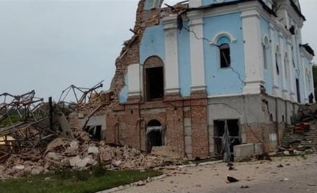 Росіяни нищать релігійну спадщину Донбасу - Святогірську лавру. ФОТО