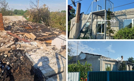 Ворожий безпілотник пошкодив два будинки в Олефірівці