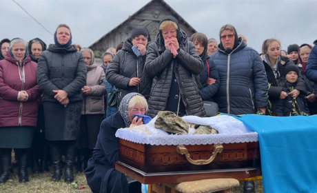 У Вирівській громаді попрощалися з загиблим бійцем «Поліських вовків» Анатолієм Нетецьким