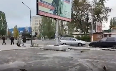 У Новій Каховці російські пропагандисти знімають ролики про "покращення життя"