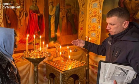 Напередодні Великодня шосткинські рятувальники провели рейд по культових спорудах