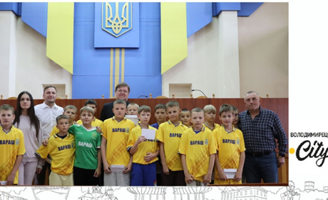 У Вараші відзначили юних футболістів – переможців чемпіонату в Рівненській області з футзалу 2024