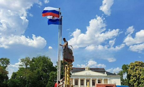 У Новій Каховці колаборанти влаштували шабаш