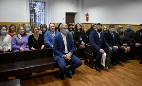 У Жмеринці служителів Феміди привітали з професійним святом: фоторепортаж