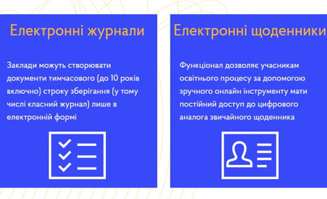 Міносвіти тестує електронні щоденники та журнали