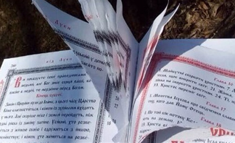 Священик припускає, що наругу над святинею на Божій горі вчинили представники секти