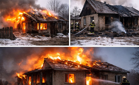 У Корюківському районі за добу сталися дві пожежі житлових будинків
