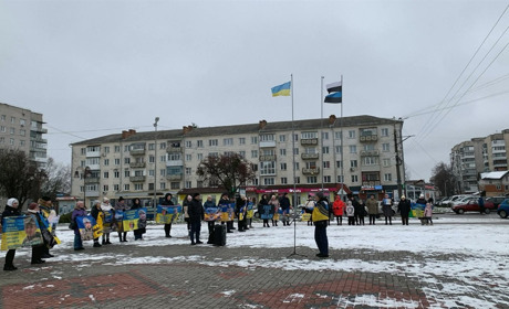 У Звягелі розпочалися щосуботні акції на підтримку родин полонених та безвісти зниклих захисників