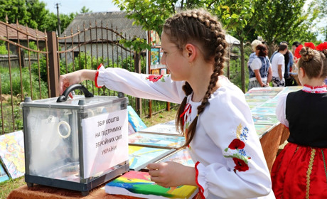 Як мешканці селища Вороніж донатили на ЗСУ (фото)