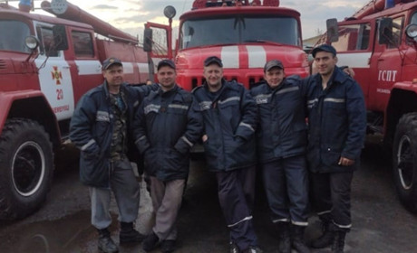 Старокостянтинівські рятувальники гасили Чорнобильські ліси 