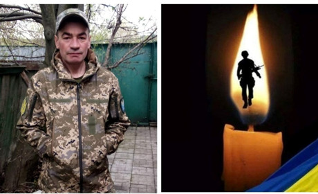 За свободу України загинув 50-річний Олександр Данилюк з села Почапинці Жмеринської громади
