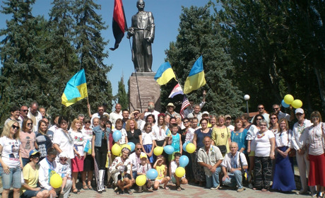 Патріоти Нової Каховки відзначили День Незалежності