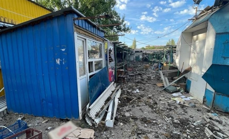 Росіяни обстріляли ринок у Торецьку. Що відомо