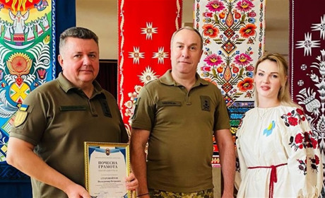 Начальника військкомату Сміли Володимира Старовойтова нагородили Почесною грамотою Черкаської ОВА