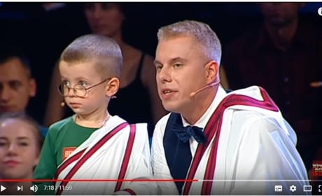 Чотирирічний Ілля Гіжиця з Біляївки взяв участь в програмі "Круче всіх"  (відео)