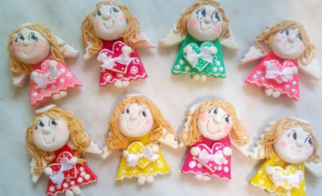 Майстер-клас: ангелочки-магнітики із соленого тіста