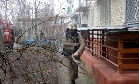 В центре города в пожаре погибли муж и жена