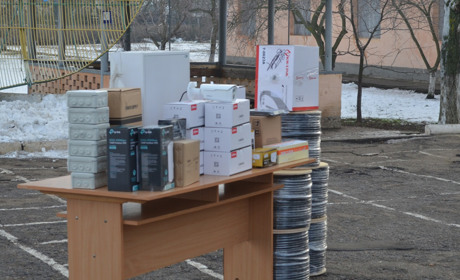 Мерія Біляївки передала підшефній військовій частині комплект відеоспостереження